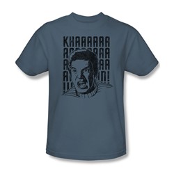 Star Trek - Mens Khan Yell T-Shirt In Slate