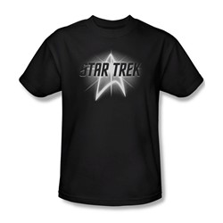 Star Trek - Mens Glow Logo T-Shirt In Black