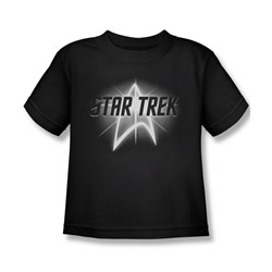 Star Trek - Little Boys Glow Logo T-Shirt In Black