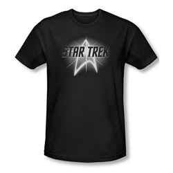Star Trek - Mens Glow Logo T-Shirt In Black
