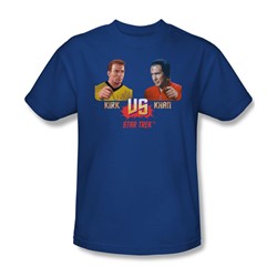 Star Trek - Mens Kirk Vs Khan T-Shirt In Royal