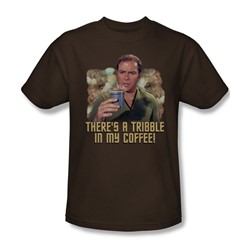 Star Trek - Mens Coffee Tribble T-Shirt In Coffee