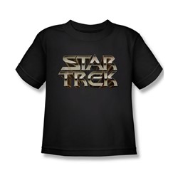 Star Trek - Little Boys Feel The Steel T-Shirt In Black