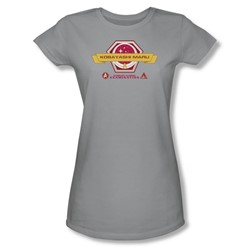 Star Trek - Womens Kobayashi Maru T-Shirt In Silver