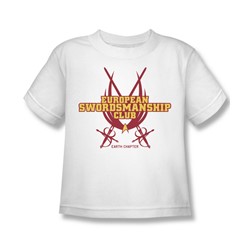 Star Trek - Little Boys Swordsmanship Club T-Shirt In White