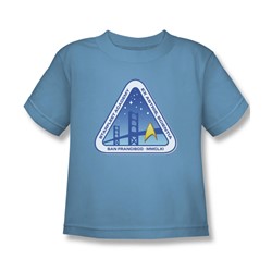 Star Trek - Little Boys Color Logo T-Shirt In Carolina Blue