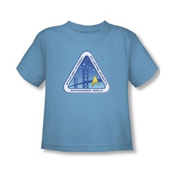 Star Trek - Toddler Color Logo T-Shirt In Carolina Blue