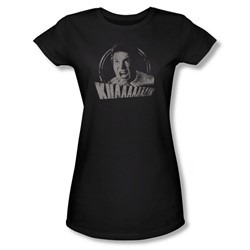 Star Trek - Womens Khan Distressed T-Shirt In Black