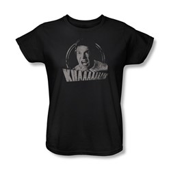 Star Trek - Womens Khan Distressed T-Shirt In Black