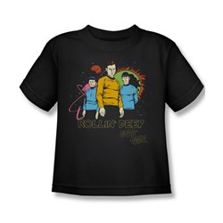 Star Trek - Little Boys Rollin Deep T-Shirt In Black