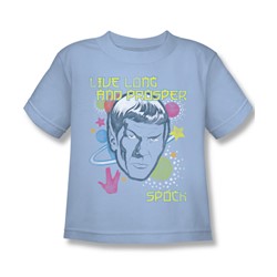 Star Trek - Little Boys Japansese Spock T-Shirt In Light Blue