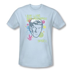 Star Trek - Mens Japansese Spock T-Shirt In Light Blue