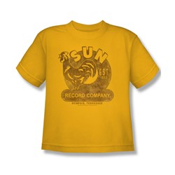 Sun - Big Boys Sun Record T-Shirt In Gold
