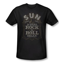 Sun - Mens Where Rock Began T-Shirt In Black