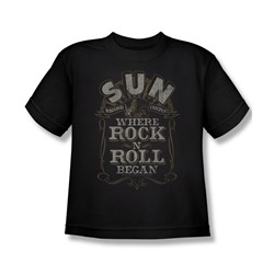 Sun - Big Boys Where Rock Began T-Shirt In Black
