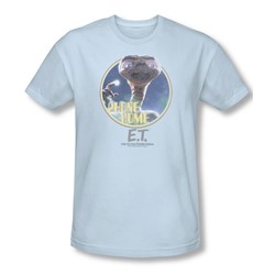 Et - Mens Phone Home T-Shirt In Light Blue