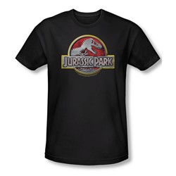 Jurassic Park - Mens Logo T-Shirt In Black