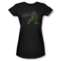 Jurassic Park - Womens Raptor Mount T-Shirt In Black