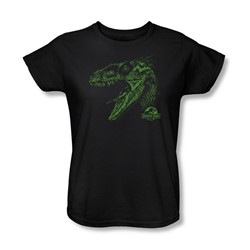Jurassic Park - Womens Raptor Mount T-Shirt In Black
