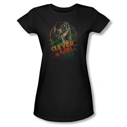 Jurassic Park - Womens Clever Girl T-Shirt In Black