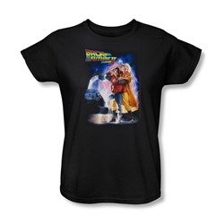 Back To The Future Ii - Womens Poster T-Shirt In Black