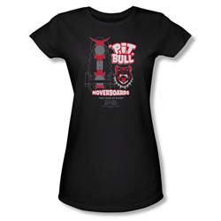 Back To The Future Ii - Womens Pit Bull T-Shirt In Black