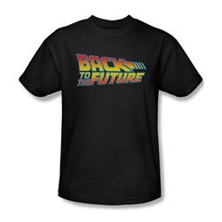 Back To The Future - Mens Logo T-Shirt In Black