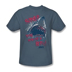 Jaws - Mens Smile T-Shirt In Slate