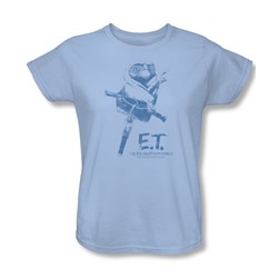 Et - Womens Bike T-Shirt In Light Blue