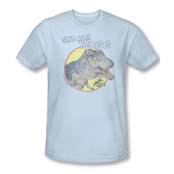 Jurassic Park - Mens More Tourist T-Shirt In Light Blue