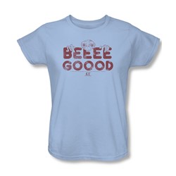Et - Womens Be Good T-Shirt In Light Blue