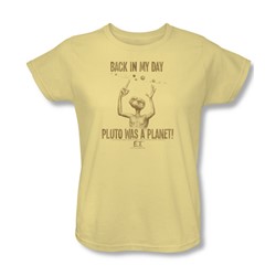 Et - Womens In My Day T-Shirt In Banana