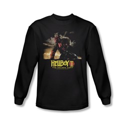 Hellboy Ii - Mens Poster Art Long Sleeve Shirt In Black
