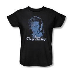 Cry Baby - Womens King Cry Baby T-Shirt In Black