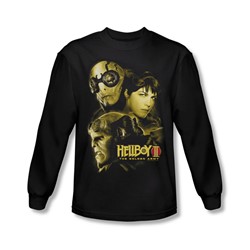 Hellboy Ii - Mens Ungodly Creatures Long Sleeve Shirt In Black