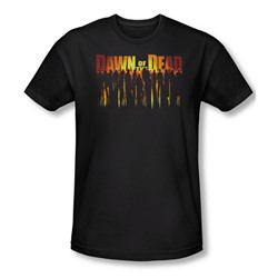 Dawn Of The Dead - Mens Walking Dead T-Shirt In Black