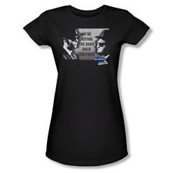Blues Brothers - Womens Band T-Shirt In Black