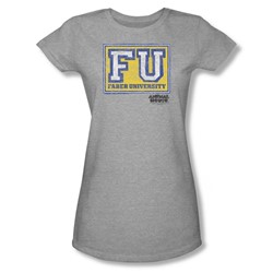 Animal House - Womens Faber University T-Shirt In Heather