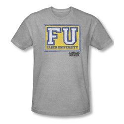 Animal House - Mens Faber University T-Shirt In Heather