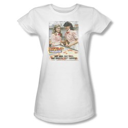 Fast Times Ridgemont High - Womens Fast Carrots T-Shirt In White