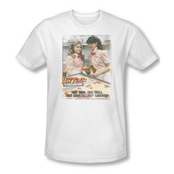 Fast Times Ridgemont High - Mens Fast Carrots T-Shirt In White