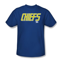 Slap Shot - Mens Chiefs Logo T-Shirt In Royal