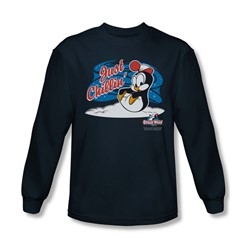 Chilly Willy - Mens Just Chillin Long Sleeve Shirt In Navy