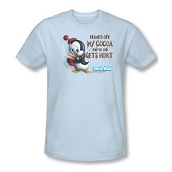 Chilly Willy - Mens Hands Off T-Shirt In Light Blue