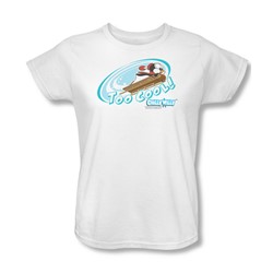 Chilly Willy - Womens Too Cool T-Shirt In White