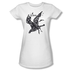 Birds - Womens Title T-Shirt In White