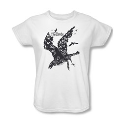 Birds - Womens Title T-Shirt In White