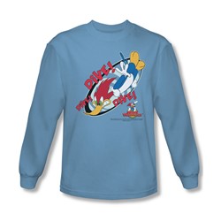 Woody Woodpecker - Mens Dive Long Sleeve Shirt In Carolina Blue