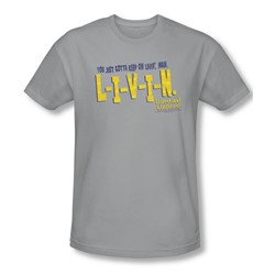Dazed And Confused - Mens Livin T-Shirt In Silver