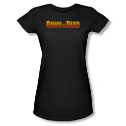 Dawn Of The Dead - Womens Dawn Logo T-Shirt In Black